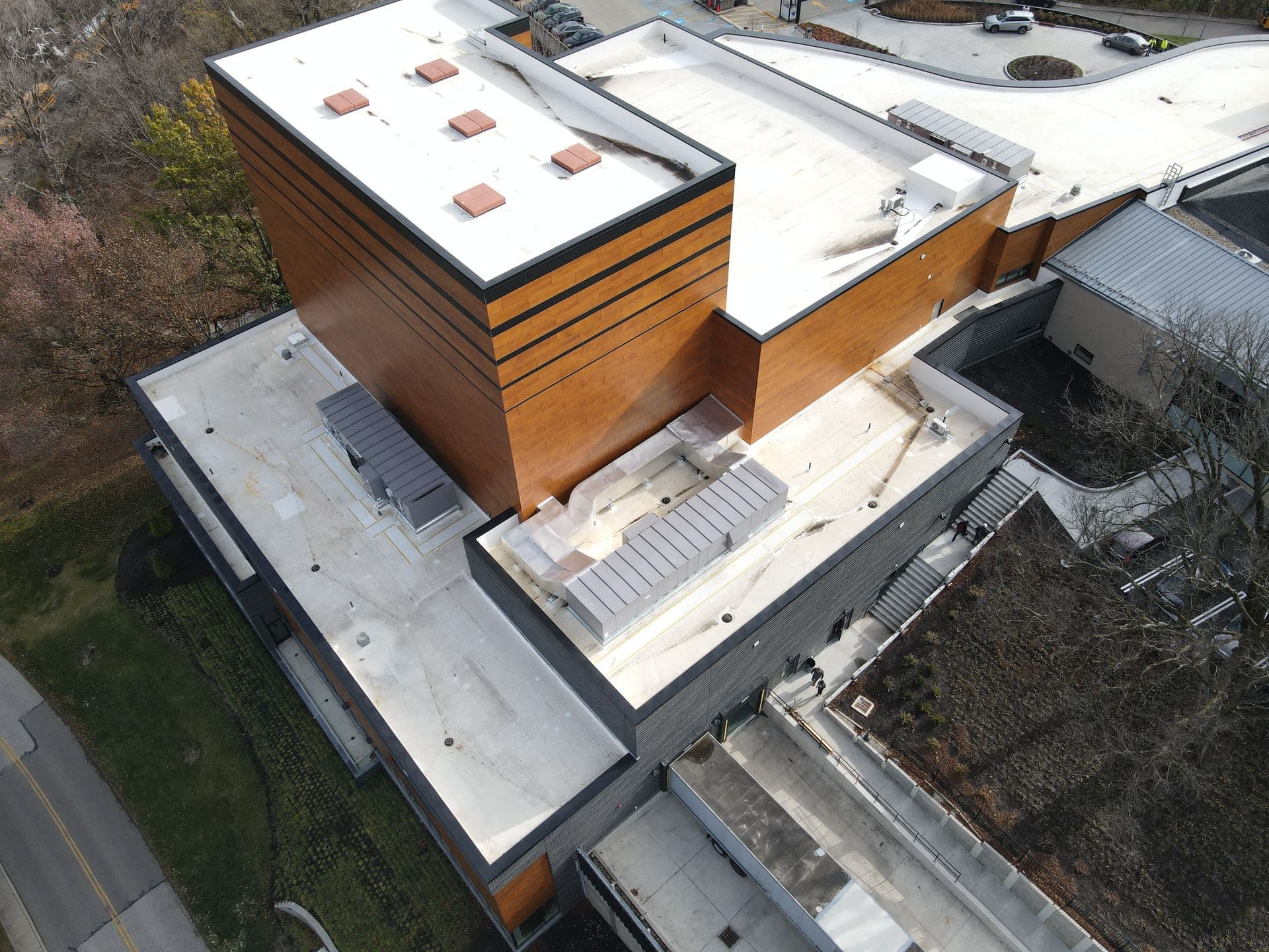Mixed Membrane & Metal Roof