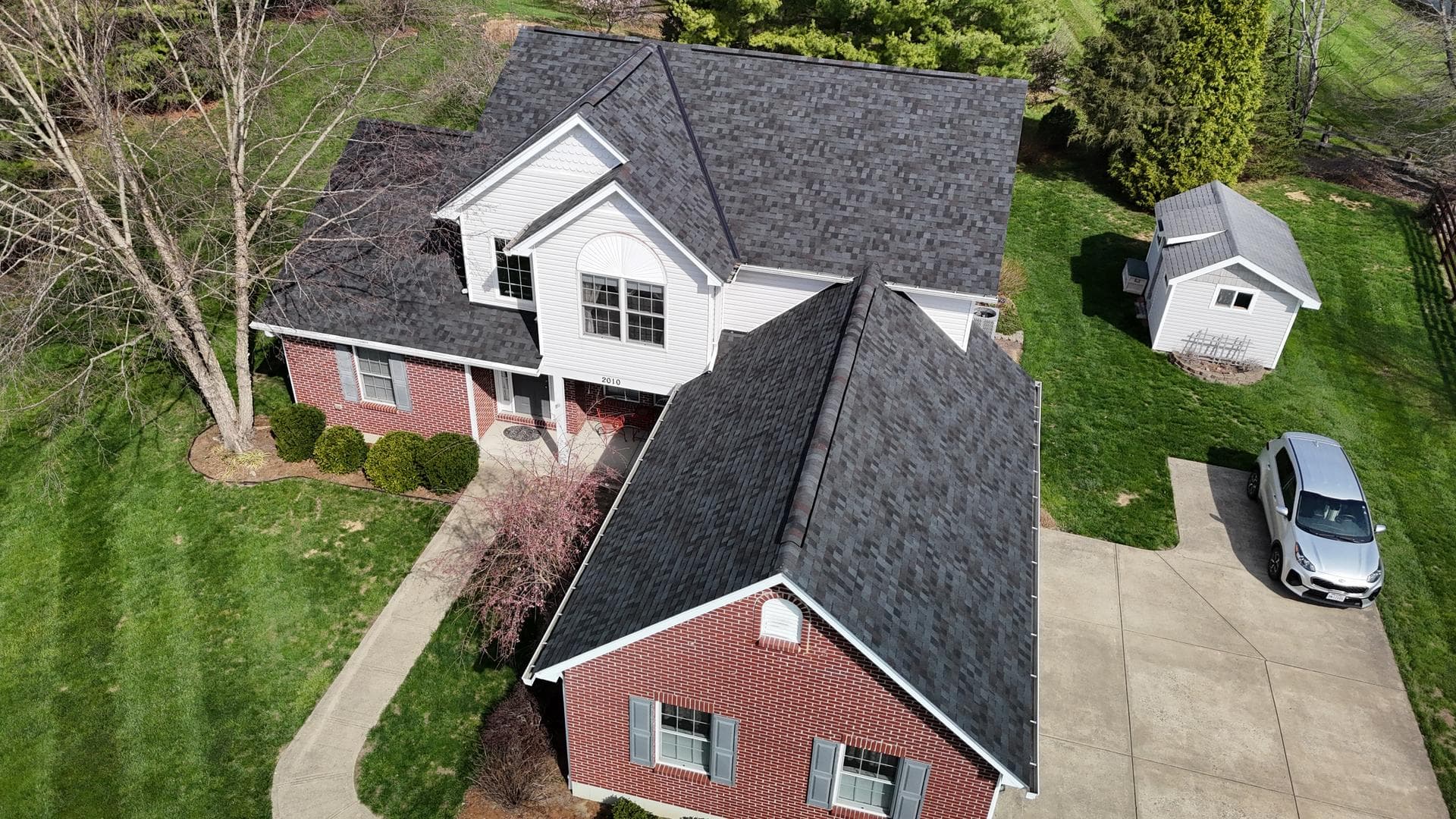 Roof repair project in Cincinnati